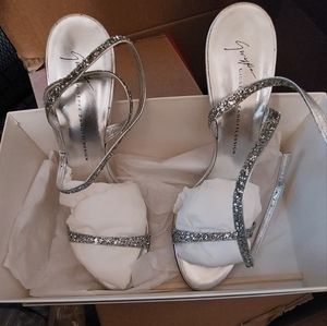 Zanotti Silver Sandals